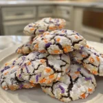 Halloween Crinkle Cookies Display