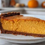 A Slice of Delicious Pumpkin Cheesecake