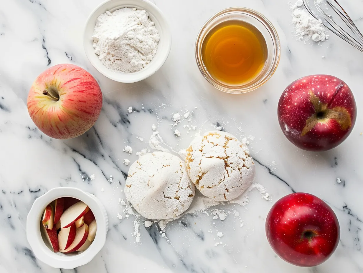 Ingredients for making delicious Apple Cider Whoopie Pies.