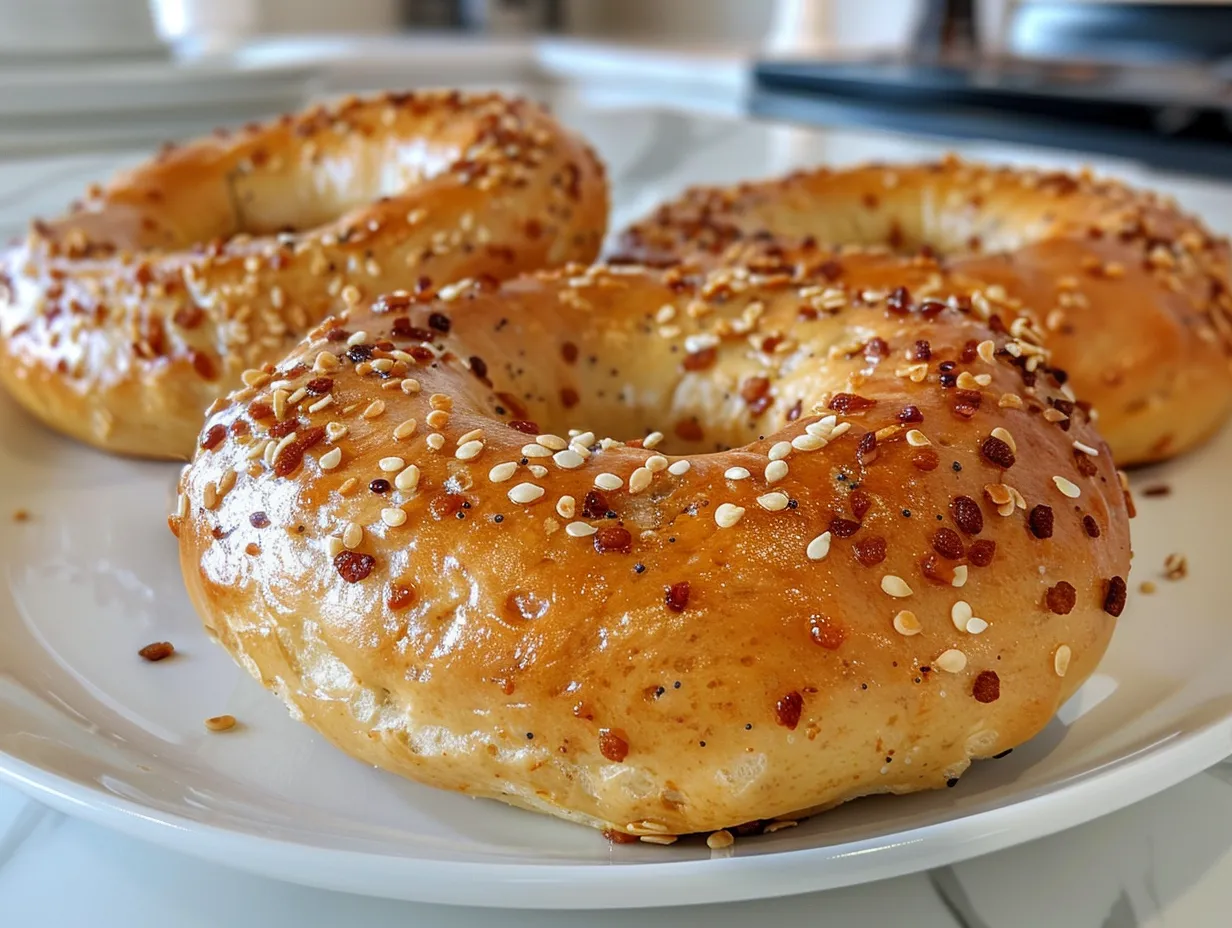 Delicious Chewy Protein Bagels