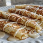 Delicious Cinnamon Roll Protein Crepes