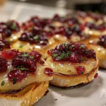 Delicious Cranberry Brie Bites