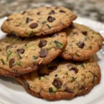 Freshly Baked Zucchini Chocolate Chip Cookies