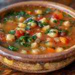 Inviting Bowl of Tuscan Chickpea Soup