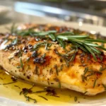 Rosemary Dijon Chicken on Plate