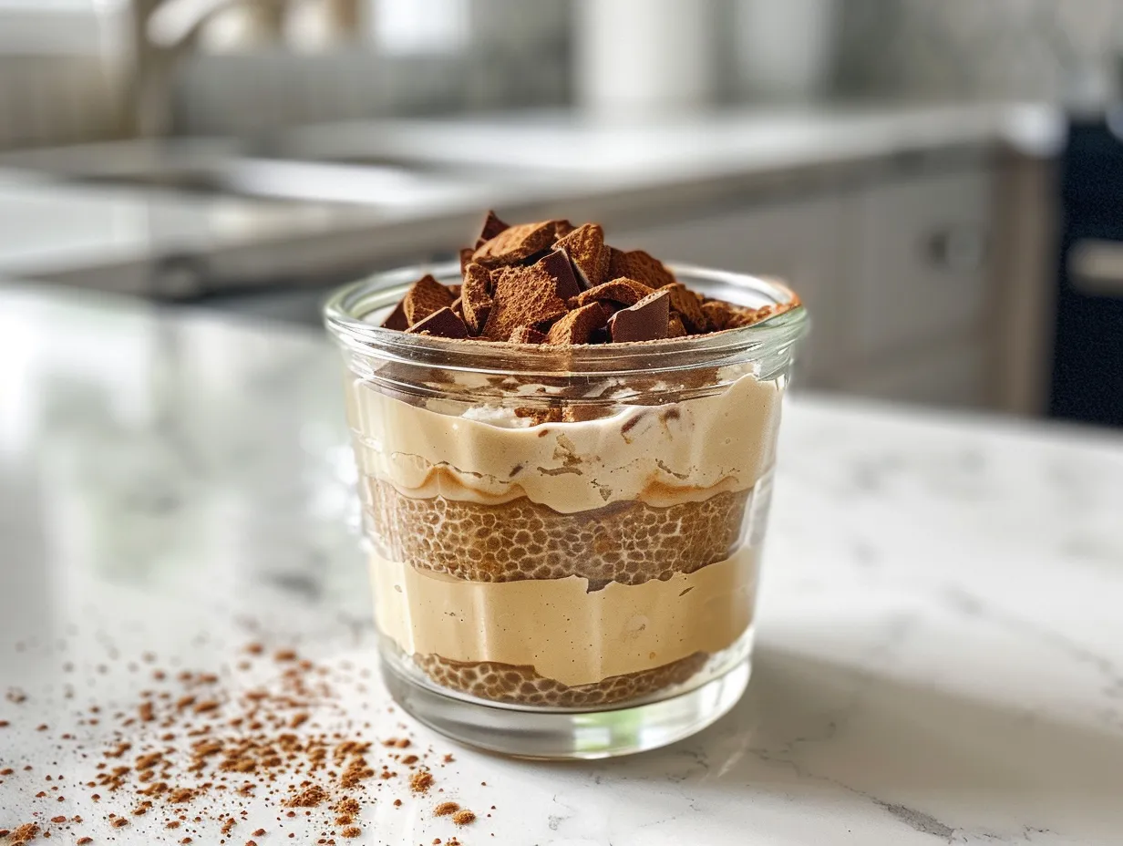 Tiramisu Chia Pudding Delight