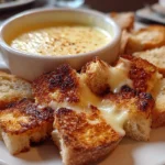 Close-up of bubbling Cheese Fondue