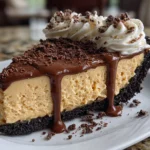 Decadent Slice of Chocolate Peanut Butter Pie