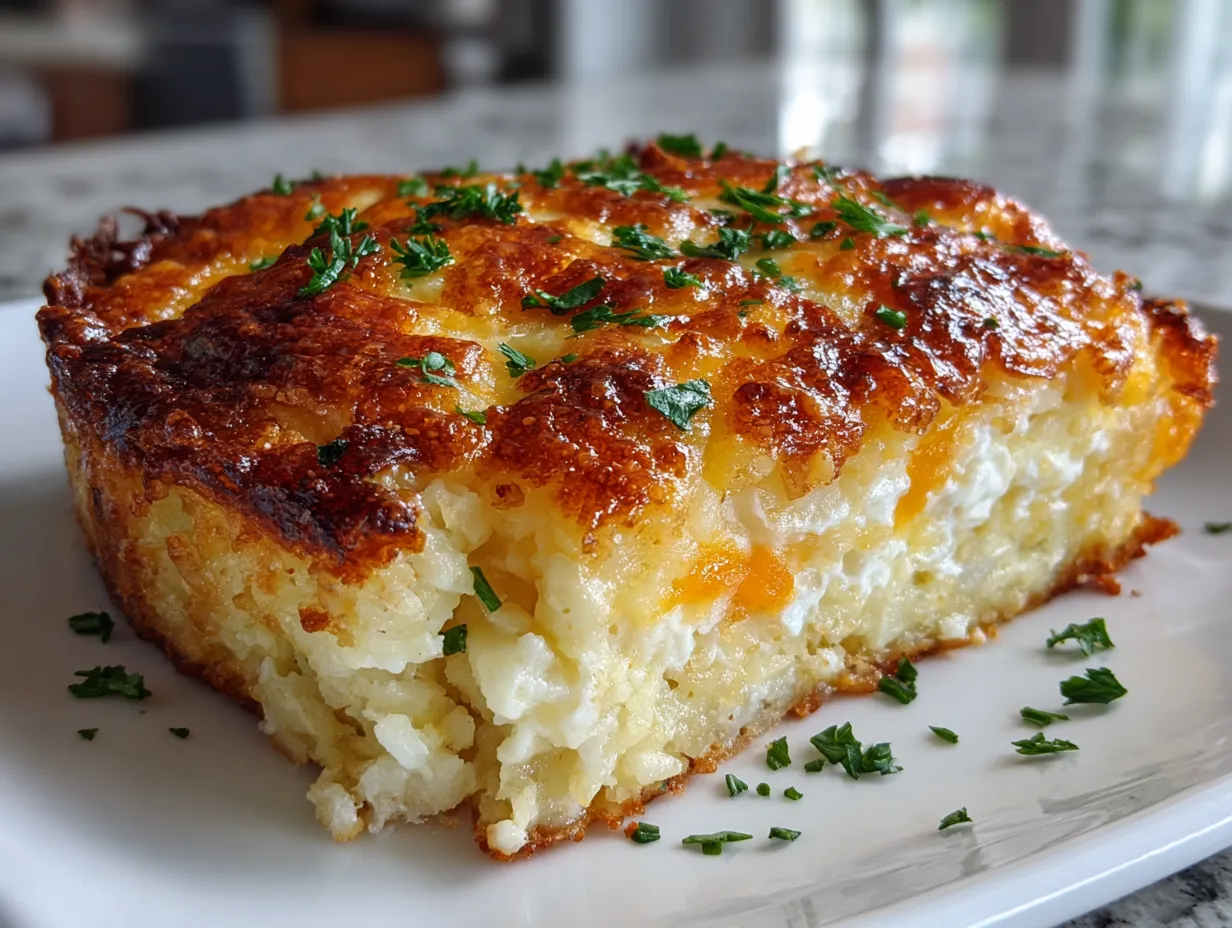 Delicious Copycat Cracker Barrel Hashbrown Casserole