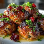 Delicious Cranberry Meatballs Appetizer