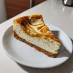 Delicious Homemade Cheesecake with Pumpkin Swirl