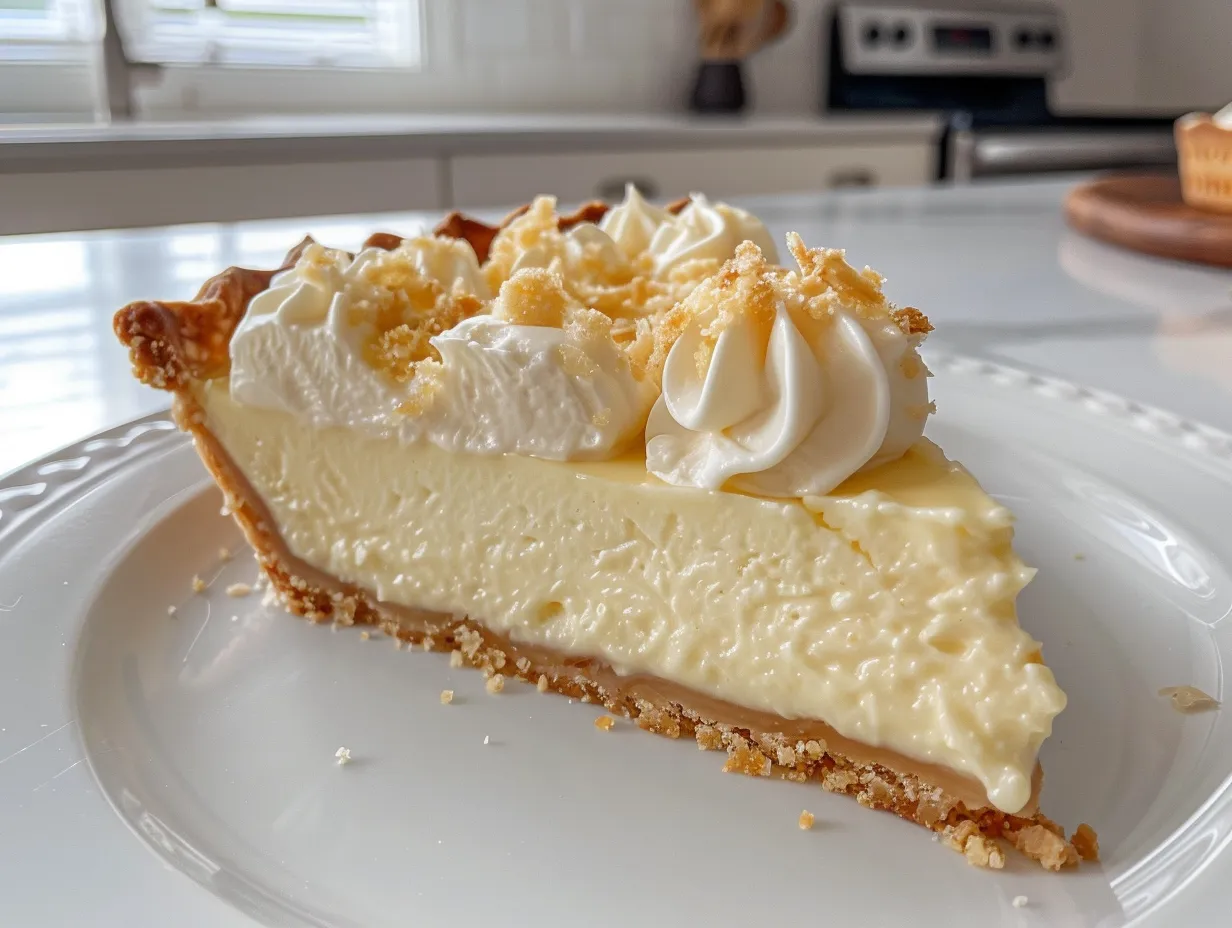 Delicious Homemade Maple Cream Pie
