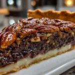 Delicious Layered Chocolate Pecan Pie