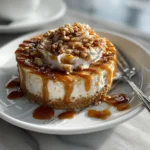 Delicious No-Bake Pumpkin Cheesecake Slice