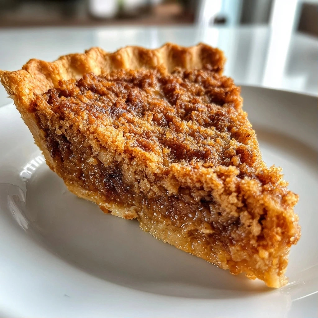 A slice of Kentucky Sawdust Pie being enjoyed