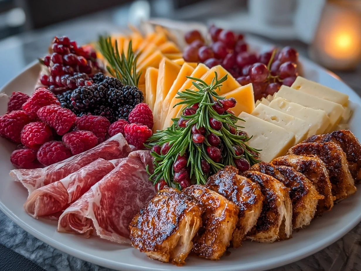 Festive Christmas Tree Charcuterie Board