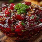 Festive Spicy Cranberry Salsa