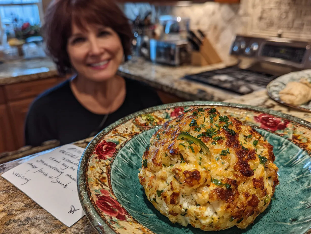 Finished Jalapeno Popper Cheese Ball coated in pretzels, ready to serve.