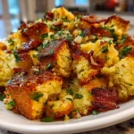 Golden Bacon Cornbread Stuffing