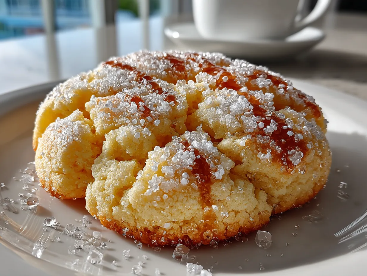 Homemade Soft Sugar Cookies on a White Plate