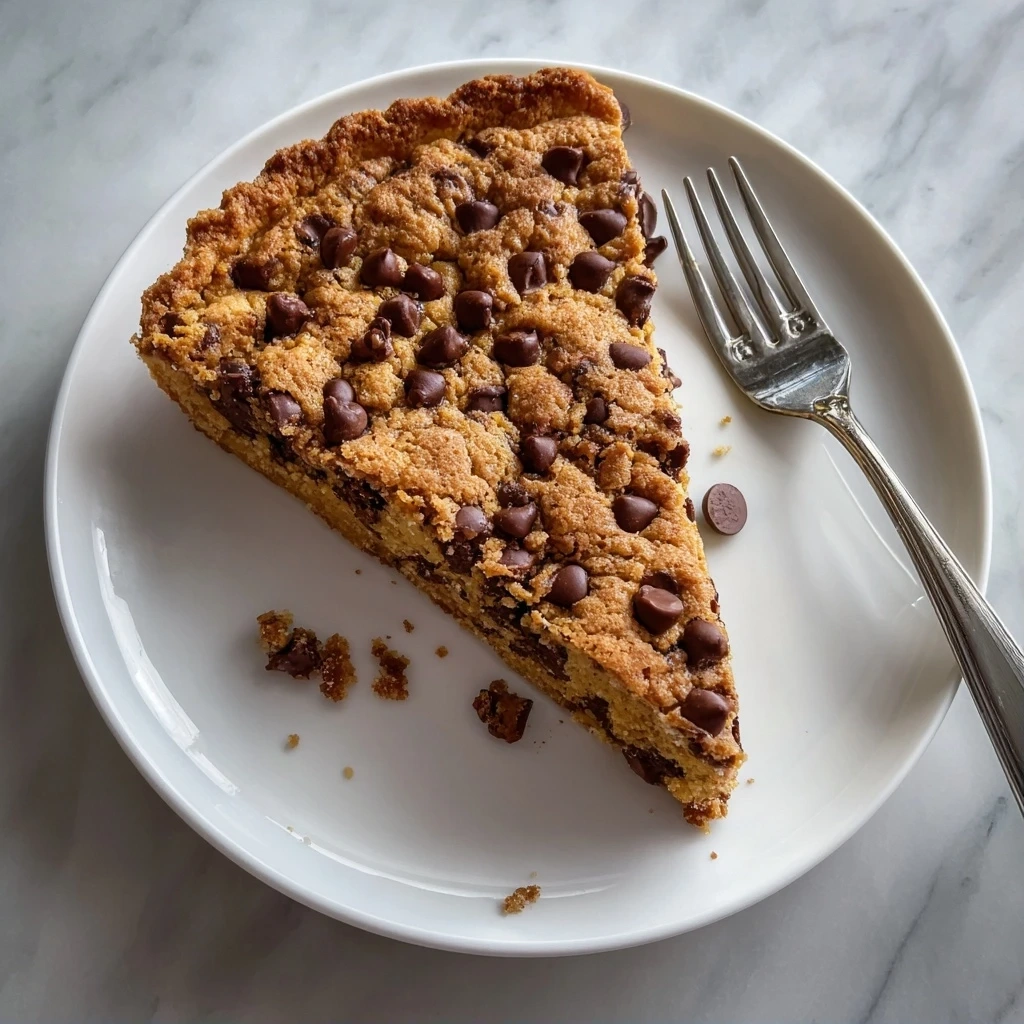 Mouthwatering Chocolate Chip Cookie Pie