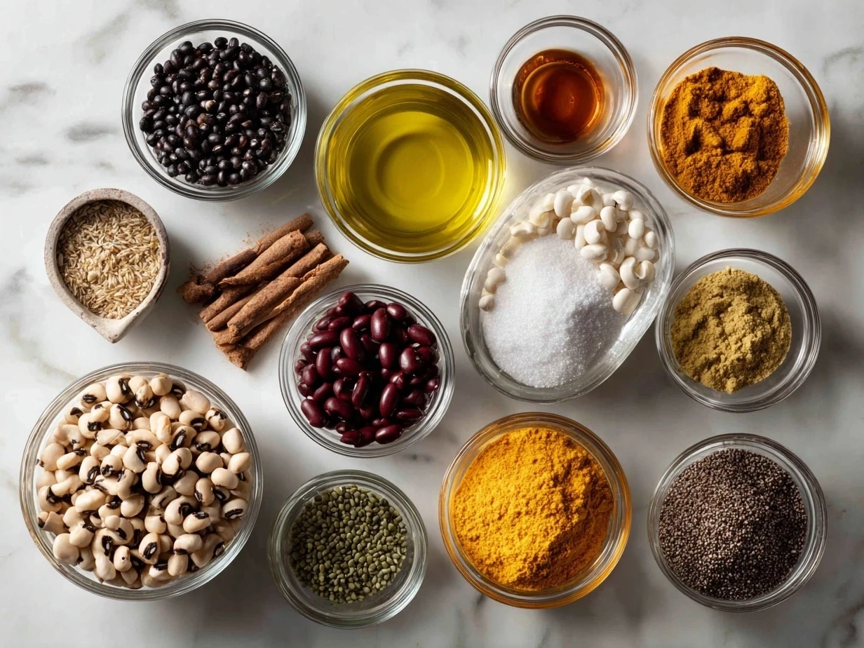 Ingredients for Southern-Style Black-Eyed Peas