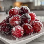 Sugared Cranberries on a Festive Table