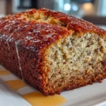 Warm Homemade Banana Bread