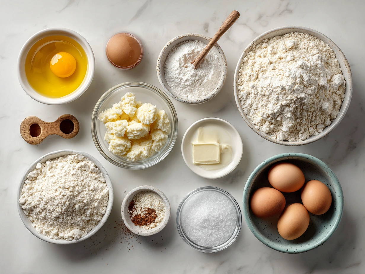 Fresh ingredients for homemade Chicken and Dumplings including chicken thighs, carrots, celery, onions, garlic, herbs, and spices