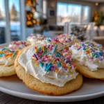 Close-up of Frosted Lofthouse Cookies