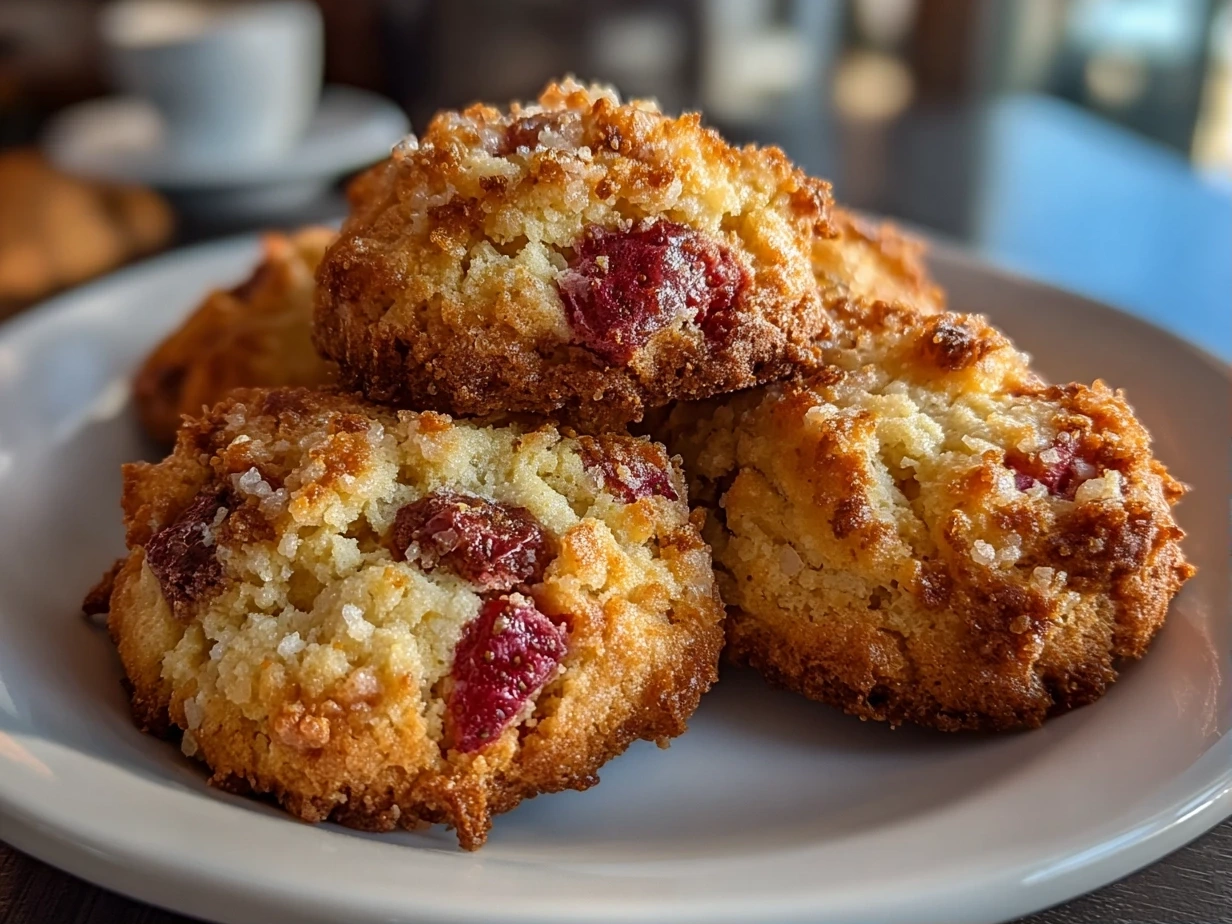 Close-up of Strawberry Crunch Cookie