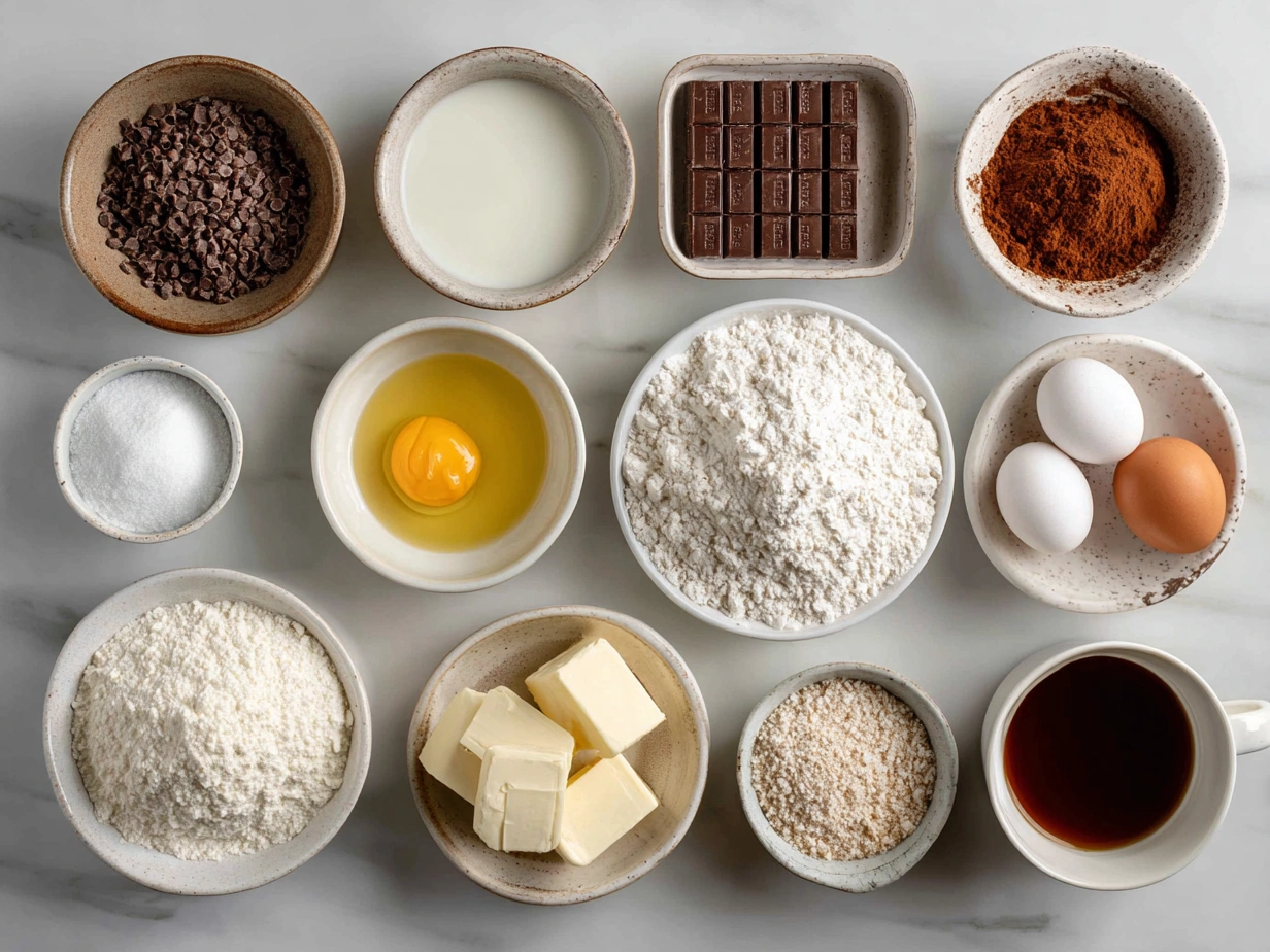 Ingredients for Copycat Little Debbie Valentine Cakes