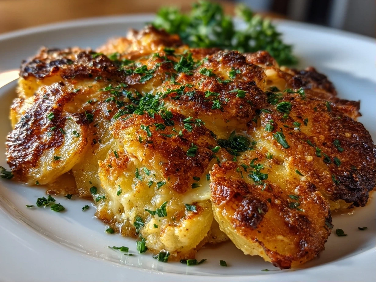 Delicious Cajun Scalloped Potatoes Freshly Baked