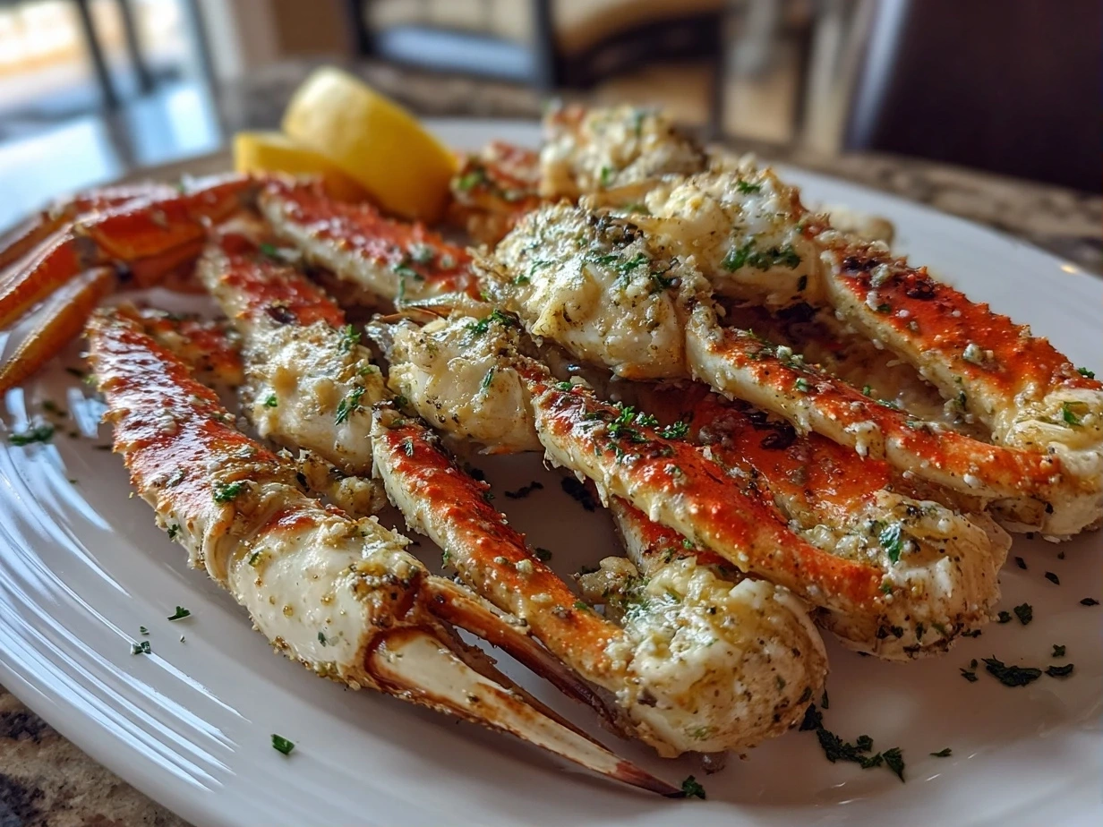 Delicious Oven Baked Snow Crab Legs