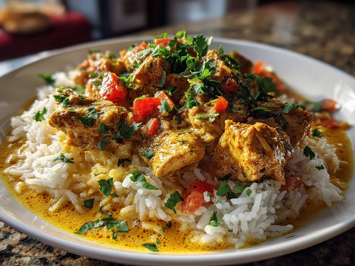 Delicious Slow Cooker Chicken Korma