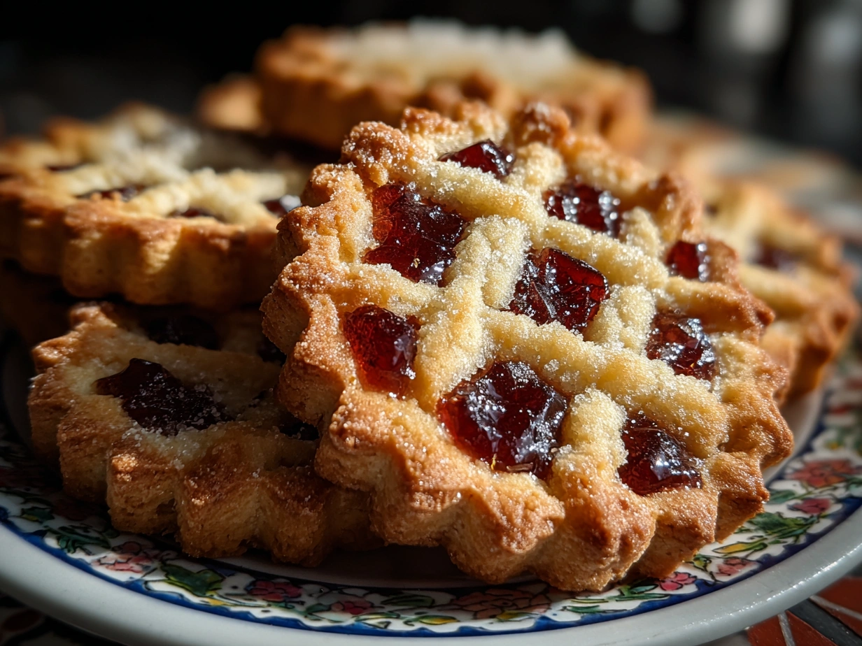 A delicious and vibrant Stained Glass Cookie, showcasing its melted candy center and golden-brown cookie base.