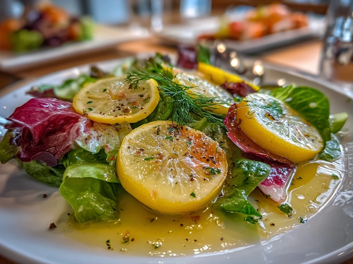 Fresh Lemon Vinaigrette Dressing