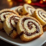 Holiday Pinwheel Cookies Close-up