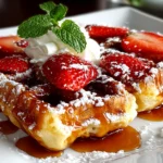 Home cook, taken with iPhone 15 Pro. Close-up slight angle of delicious Belgian waffles on white plate. Fresh vibrant --ar 4:3 --style raw --s 240