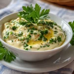 Homemade Creamy Horseradish Sauce Close-Up