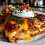 Homemade Crockpot Chicken Enchilada Casserole
