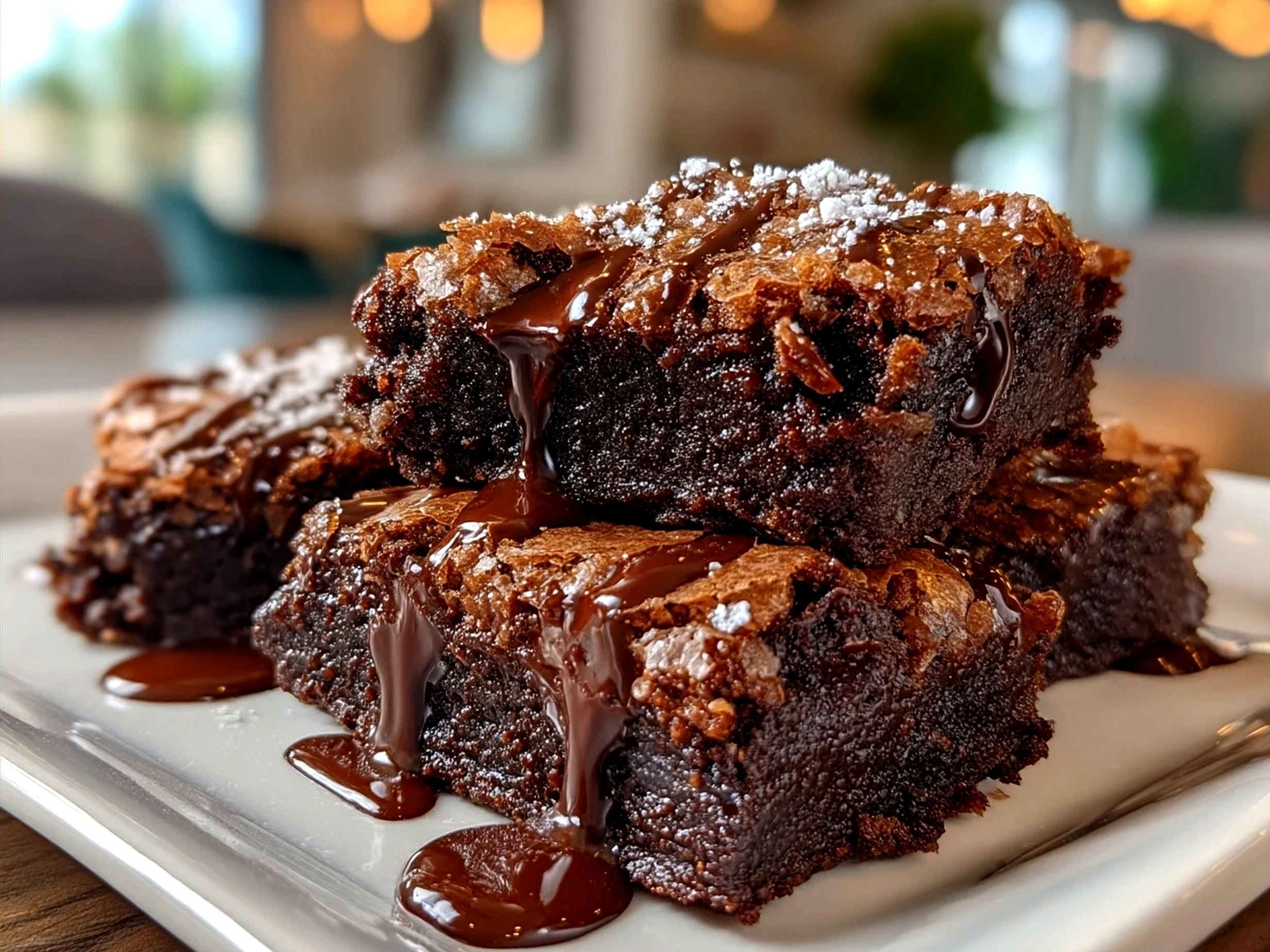 Serving Vegan Brownies with a cup of vanilla almond milk