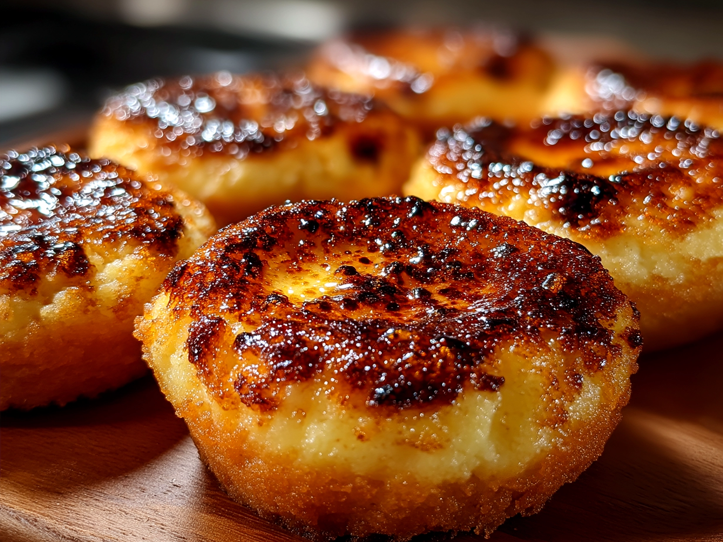 Finished Creme Brulee Cookies ready to serve