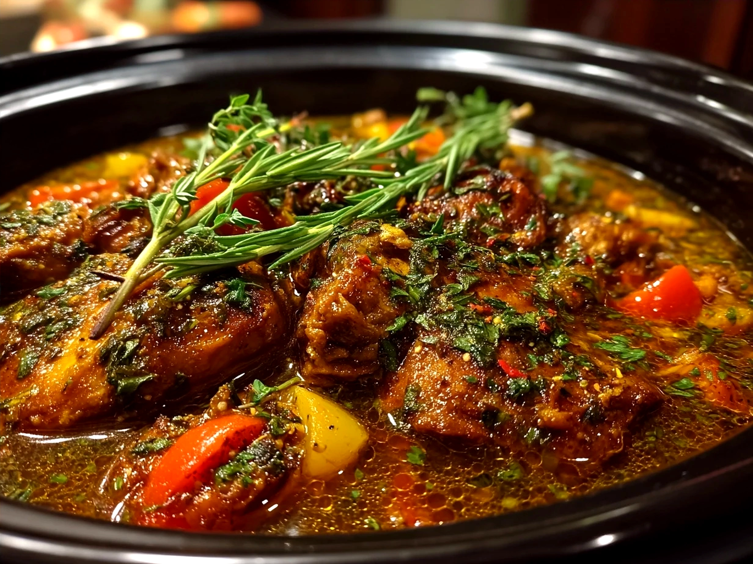 Delicious serving of Crockpot Crack Chicken ready to enjoy with sides